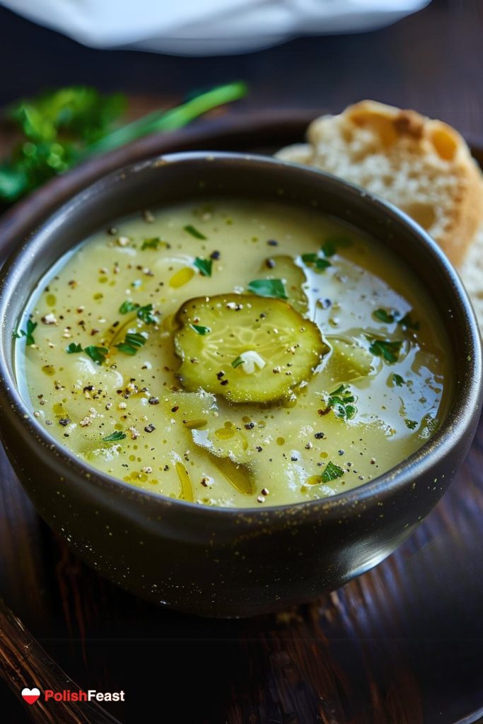 Polish Dill Pickle Soup - Zupa Ogórkowa - Polish Feast