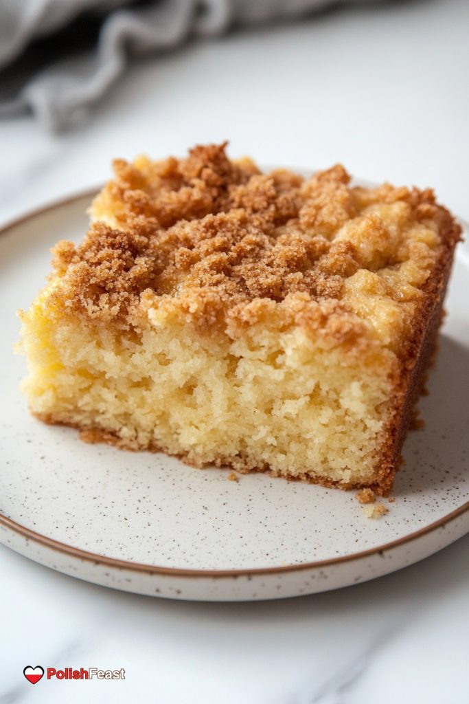 Recipe For Polish Placek - Yeast Cake With Crumble Topping