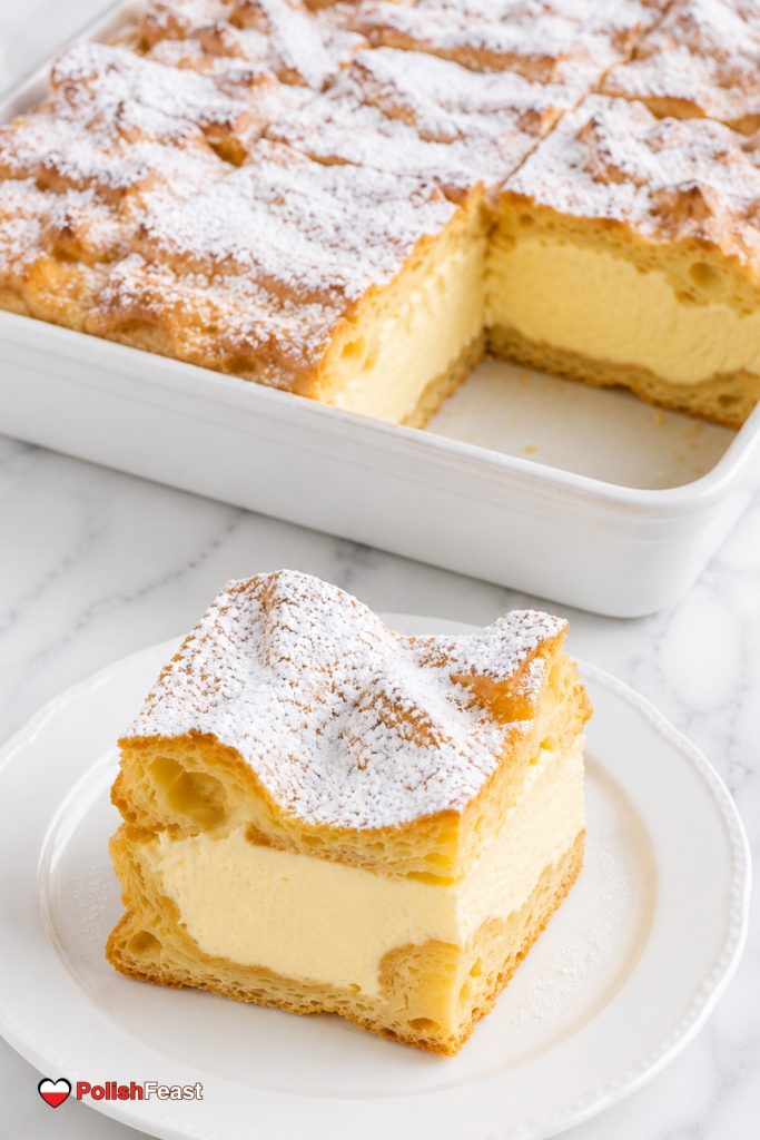 Authentic Karpatka Recipe (Polish Cream Cake)