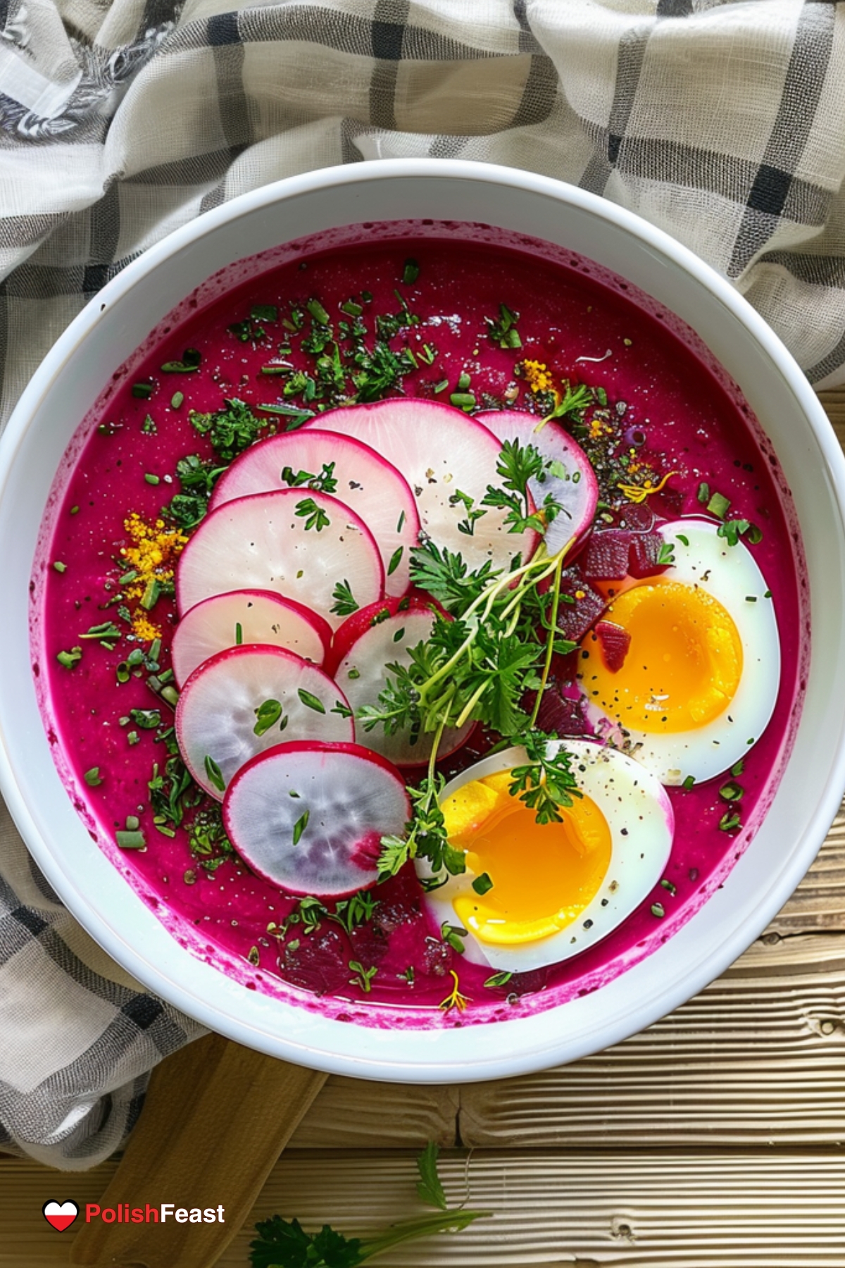 Polish Chłodnik (Cold Beet Soup) - Polish Feast