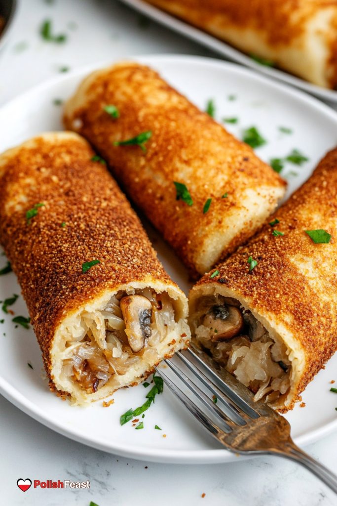 Polish Krokiety Recipe – Sauerkraut And Mushrooms Croquettes