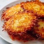Polish Polish Potato Pancakes, served on a plate.