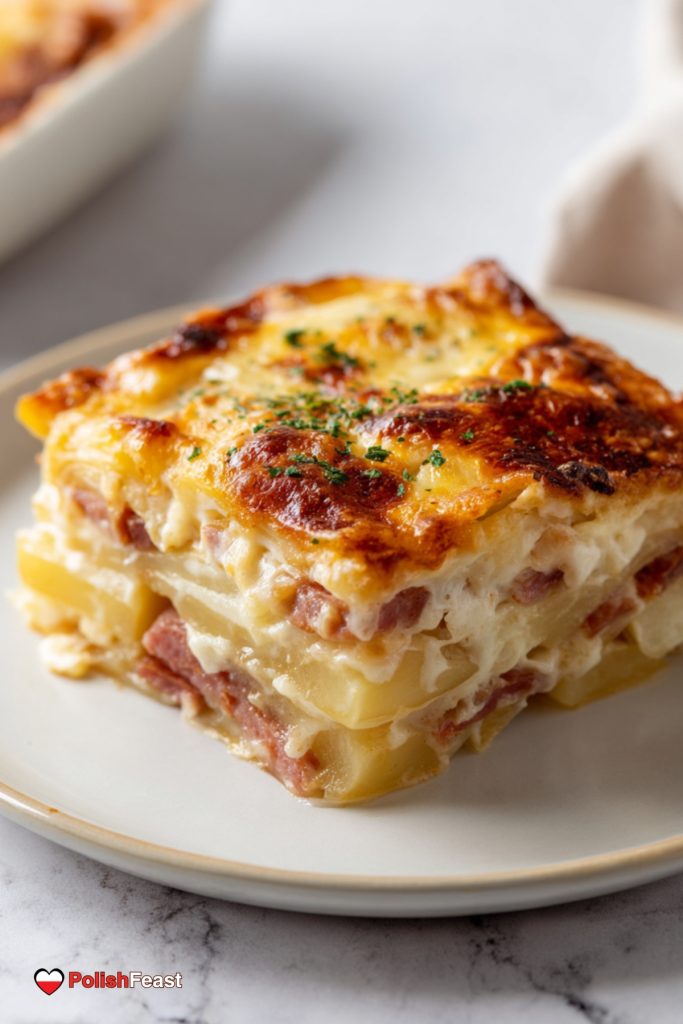 Polish Sausage Casserole (Kielbasa & Potatoes Bake)