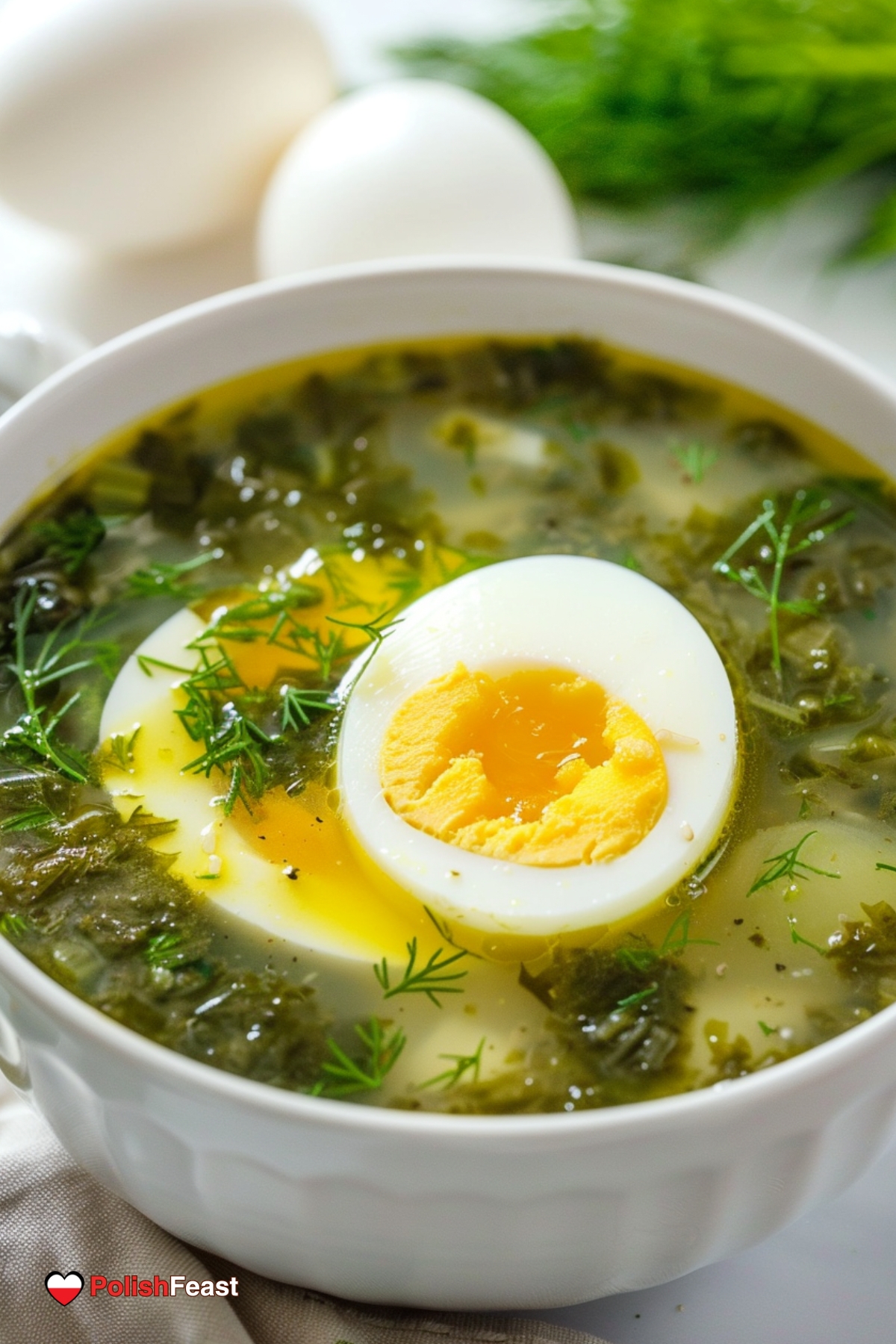 Polish Sorrel Soup (Zupa Szczawiowa) - Polish Feast