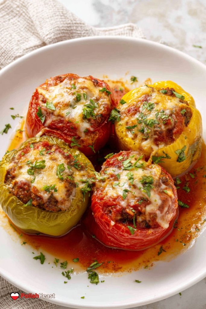 Polish Stuffed Peppers (Papryka Faszerowana)